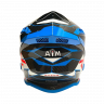 Мотошлем AiM RH855 RAZOR (Carbon) Синий/Красный - Мотошлем AiM RH855 RAZOR (Carbon) Синий/Красный