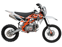Питбайк KAYO BASIC K125EM 17/14 KRZ (механ. сцепл., эл. стартер 2024 г.) (, заводская упаковка, 1560012-789-2468) MSD (12М)