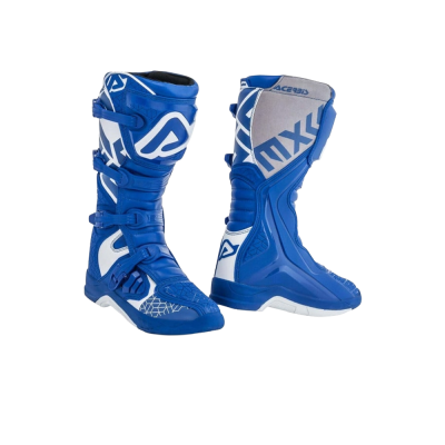 Мотоботы Acerbis X-TEAM Blue/White Ищете легкую, но прочную обувь для экстремальных заездов? Кроссовые мотоботы Acerbis X-TEAM закрывают потребность в безопасности на треке, представляя собой идеальный баланс цены и качества.

Acerbis X-TEAM — гарантия вашего комфорта и точного контроля над байком на любых маршрутах.