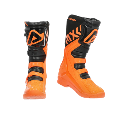 Мотоботы Acerbis X-TEAM Orange/Black Ищете выносливую и легкую обувь для мотокросса? Кроссовые мотоботы Acerbis X-TEAM закрывают потребность в защите на бездорожье, предлагая оптимальный баланс цены и качества.

Acerbis X-TEAM — ваш бескомпромиссный контроль над байком в любых условиях.