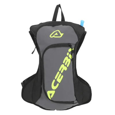 Рюкзак с гидропаком Acerbis ACQUA LOGO Black/Grey Ищете способ не отвлекаться на жажду во время интенсивных заездов? Рюкзак с гидропаком Acerbis ACQUA LOGO — это отличный баланс доступной цены, вместительности и проверенного итальянского качества для любителей бездорожья.

Идеальный выбор для комфортных автономных тренировок на кроссовом мотоцикле или питбайке.